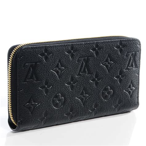 louis vuitton black wallet women's.